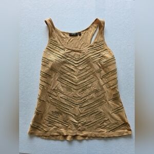 Apt. 9 Gold Textured Tank Top